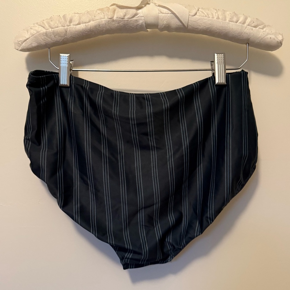 Albion Navy Striped Bikini Bottoms - Picture 3 of 3